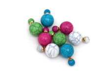 Load image into Gallery viewer, Ball Earrings - Green
