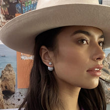 Load image into Gallery viewer, Ball Earrings - White
